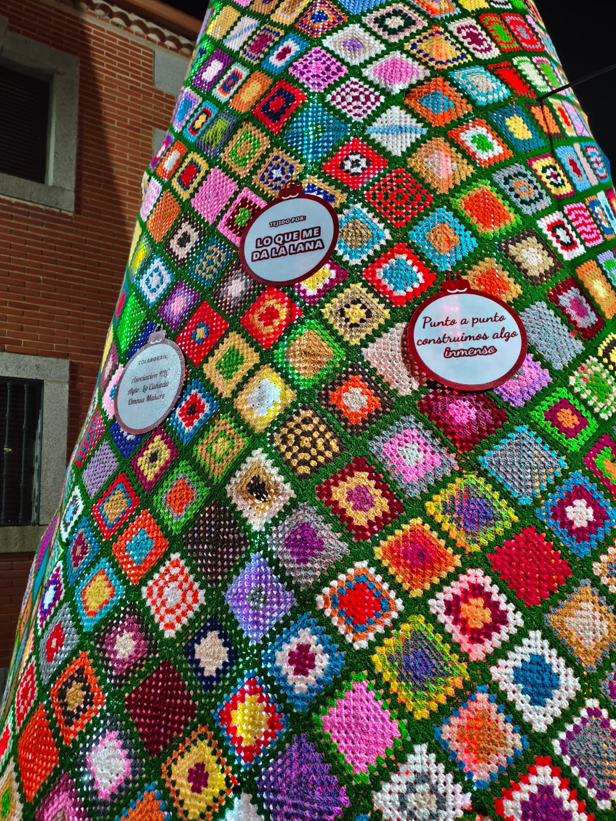 Árbol de Navidad de ganchillo — vista 2