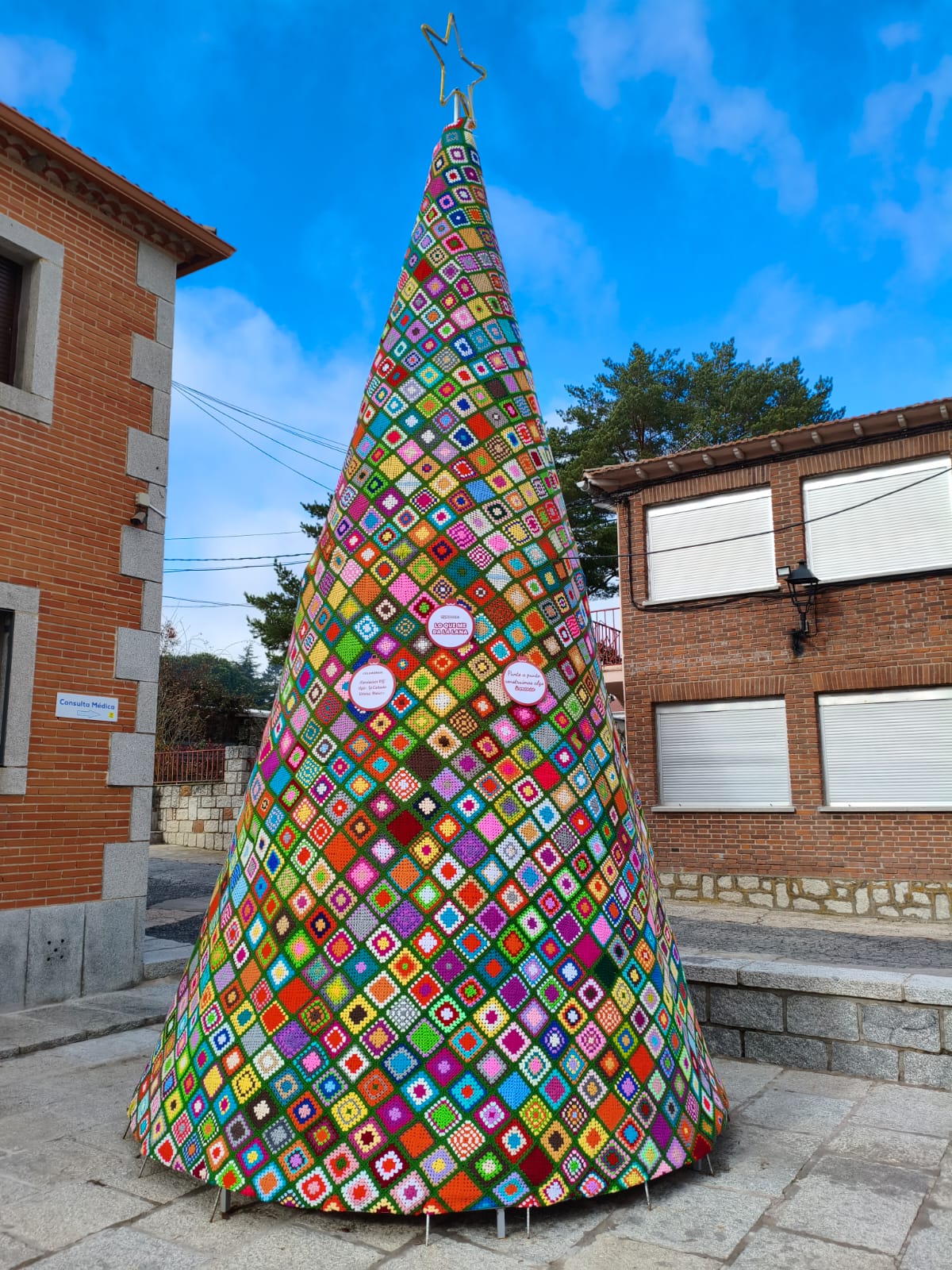 Árbol de Navidad de ganchillo — vista 3